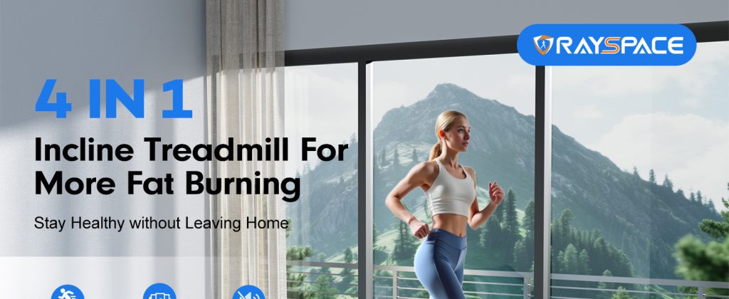 Foldable Treadmill with 10%