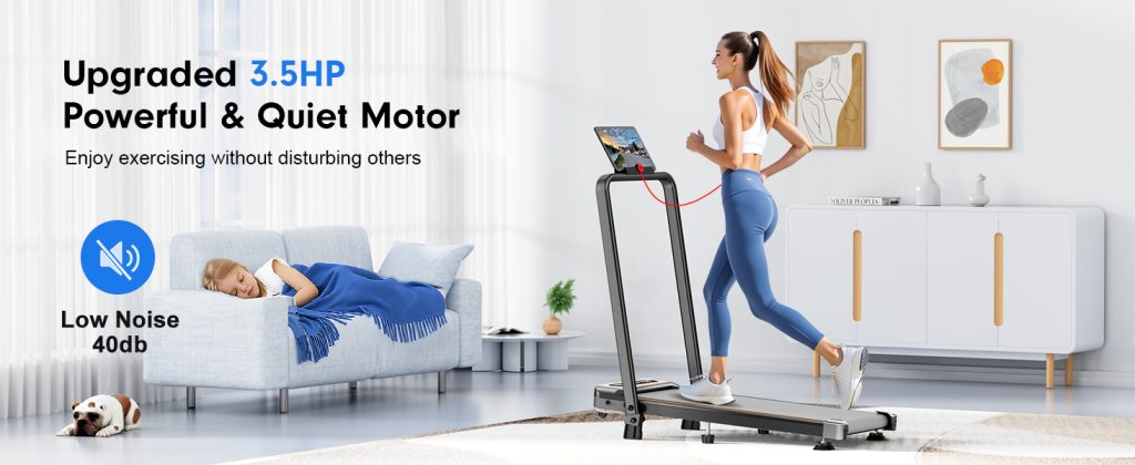 Foldable Treadmill with 10%
